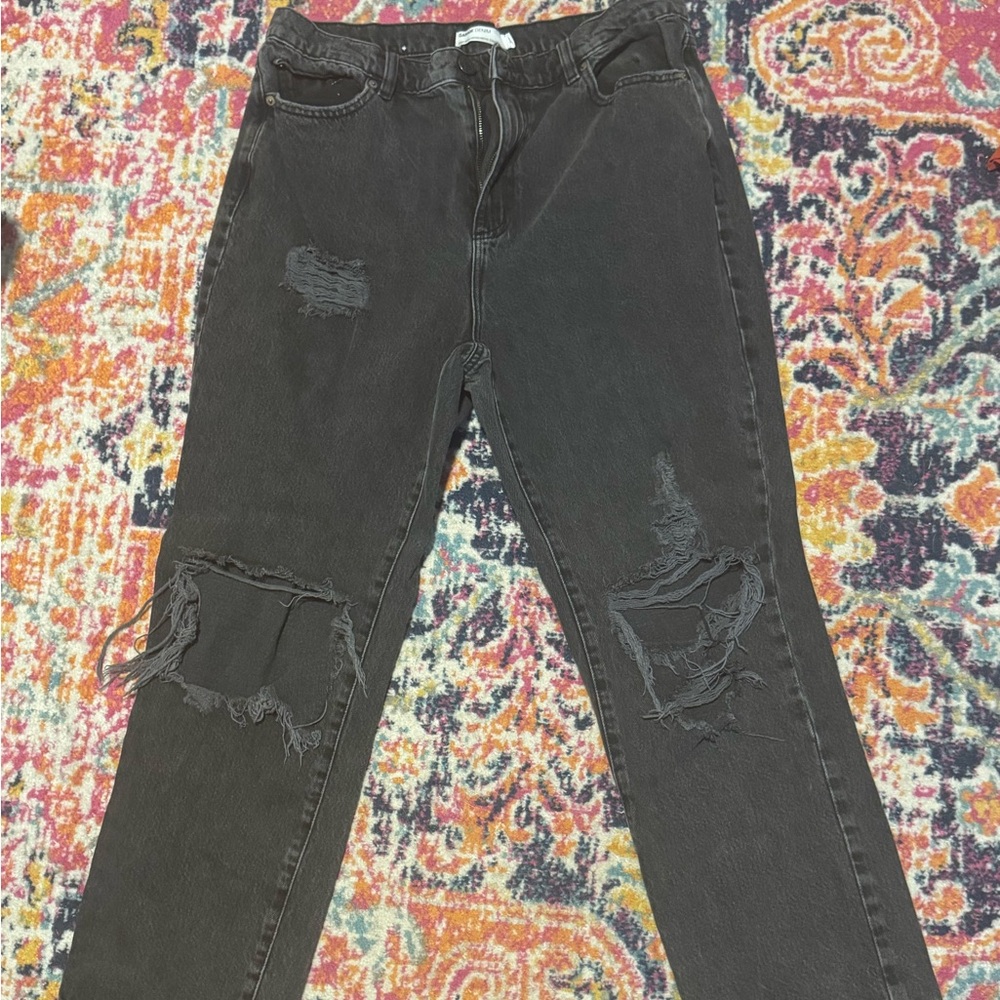 Garage ripped black jeans size 31 in perfect condition